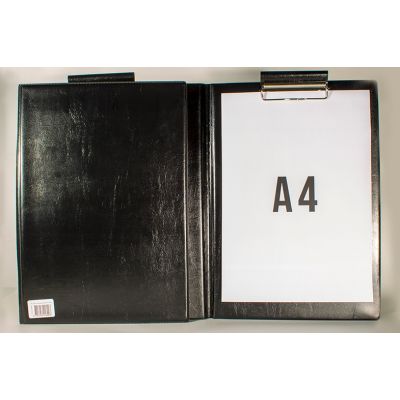 Clipboard with cover A4 black Prolexplast