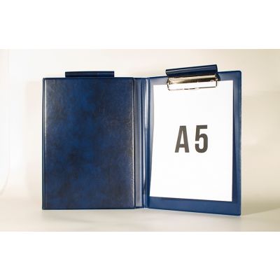 Clipboard with cover A5 blue Prolexplast PVC