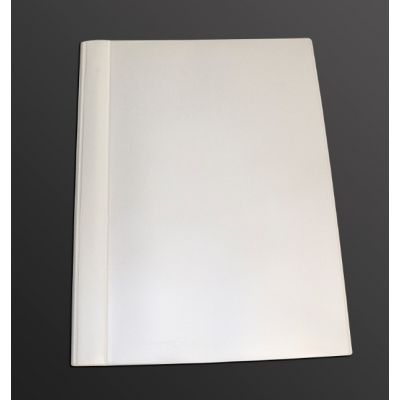 Quick binder with strip A4 white, PVC, Prolexplast
