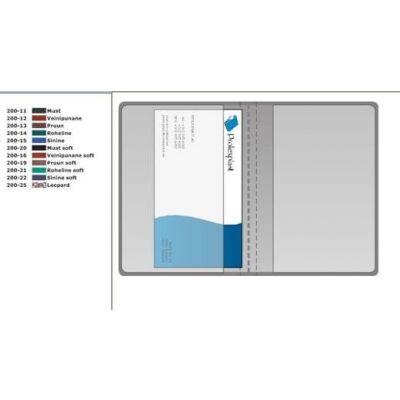 Credit card / Business card folder for 24, 68x98 mm, assorted