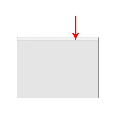 Film pocket for student ticket (95 * 65mm), Prolexplast