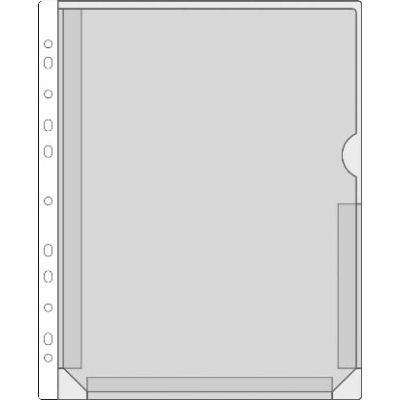 Kiletasku känguru F-tasku A4 köidetav,0,18mm, PVC,Prolex