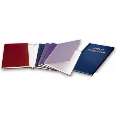Adhesive covers for diplomas 9 mm, hard cover, blue, for adhesive binders, binds approx. 70-80 sheets A4