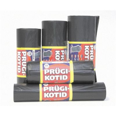 Garbage bag 20l black LD (42 * 60) 30my, 50pcs / roll