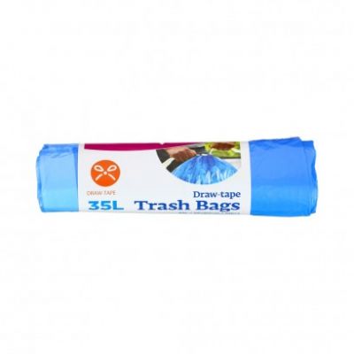 Garbage bag McLean 35l with strings blue LD (56 * 60), 15pcs / roll