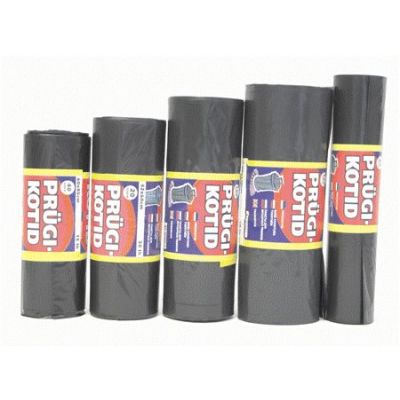 Garbage bag 30l black LD (55 * 65cm), 30 my, 25pcs / roll