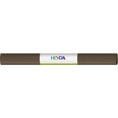 Krepp- paber 50x250cm 32g dark brown, Heyda, Brunnen