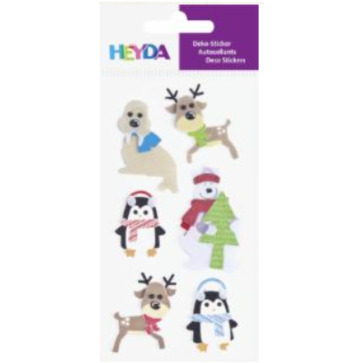 Stick-On's Mix Christmas Animals