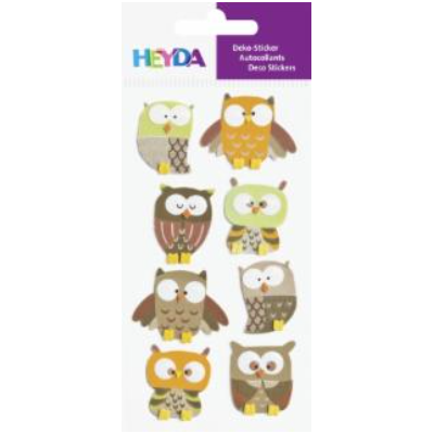 Stick-On's Mix Owls