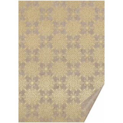Natural Card 50x70cm Ornament gold-coloured glossy