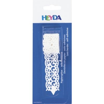 Paper Lace self-adhesive 17mmx200cm Filigree white