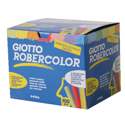 Kriit Giotto Robercolor ümar, värviline, 100tk.