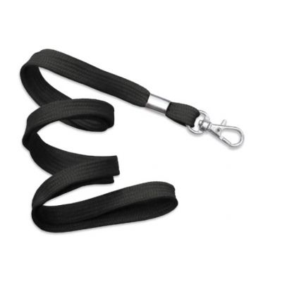 Lanyard black 10mm, quick release