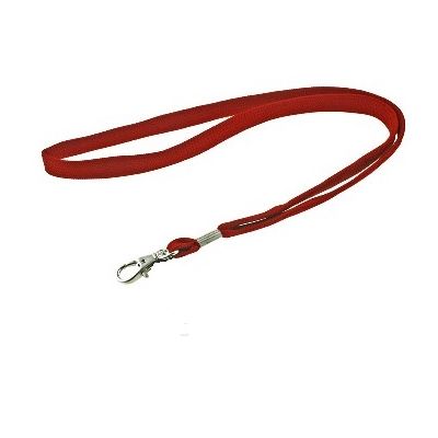 Lanyard red 10mm, quik release