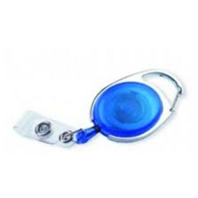 Card holder with YOYO carbine, Clip transparent blue