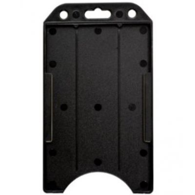 Card holder vertical, black