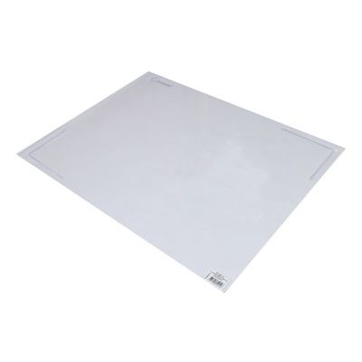 Table mat 530x400mm transparent clear Prolexplast