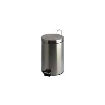 Trash can with pedal 20L / plastic contents / RVS stainless, K-44,5cm, D-29,2cm