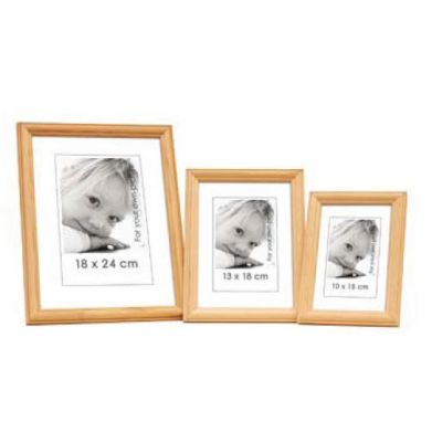 Photo frame B3 10x15, natural wood