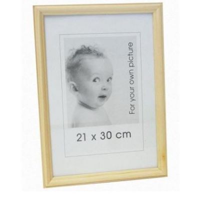 Photo frame B3 30x40, natural wood