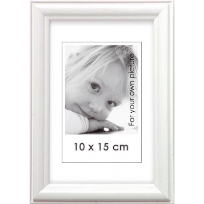 Photo frame B3 10x15, white, tugijalg