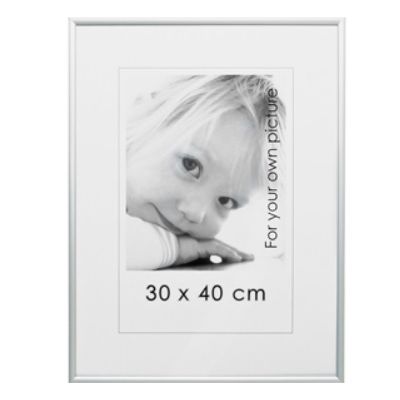 Photo frame Alu Matt Silver 30x40