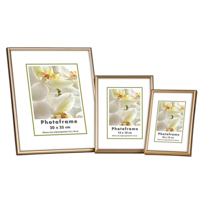 Photo frame Decoline 15x20, gold