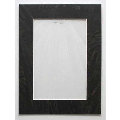 Paspartuu 30x40 (sisemõõt 20x29) must, valge siseäär