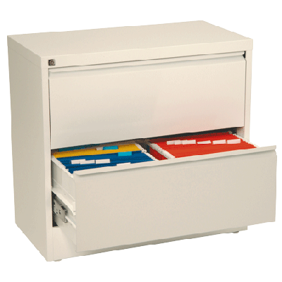 Rippkaantekapp lai 2sahtlit, 802 x 742 x 425 mm,37kg,maht 180 kaant,valge,Esselte