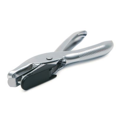 Hole puncher Rapesco, chrome, one hole 6mm, 10 sheets