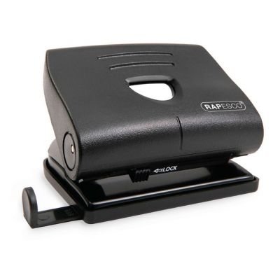 Hole Punch Rapesco Germ-Savvy® Antibacterial 820-P Black