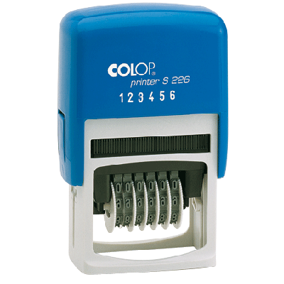 Stamp Colop S226, numerator