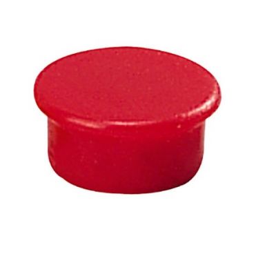 Magnet red - 13 mm, 8 magnets per blister card