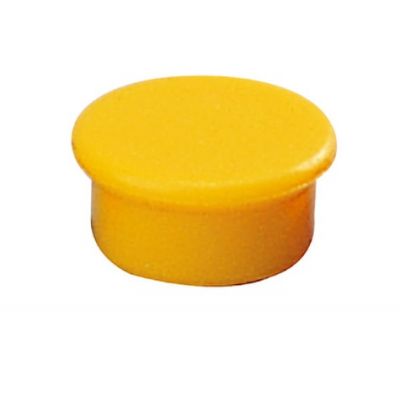 Magnet yellow - 13 mm, 8 magnets per blister card