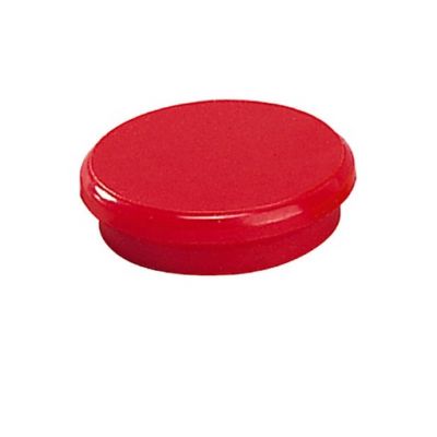 Magnet red - 24 mm, 6 magnets per blister card