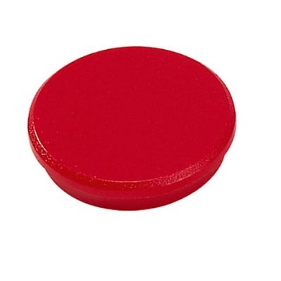 Magnet red - 32 mm, 4 magnets per blister card