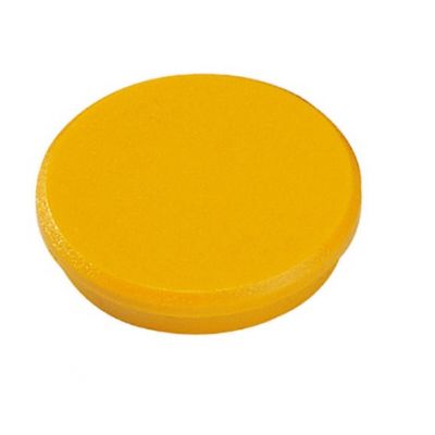 Magnet yellow - 32 mm, 4 magnets per blister card