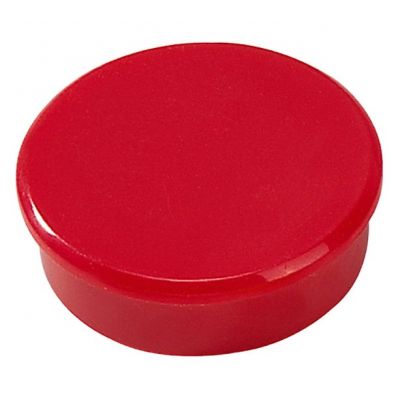 Magnet red - 38 mm, 2 magnets per blister card