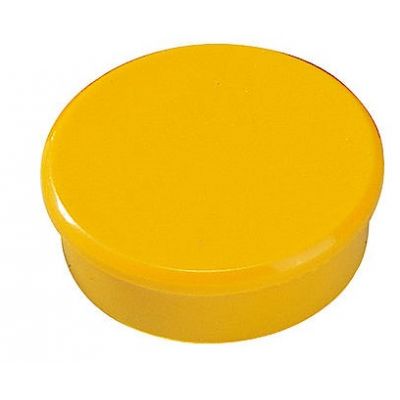 Magnet yellow - 38 mm, 2 magnets per blister card