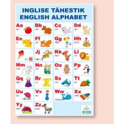 Study Card English Alphabet A3