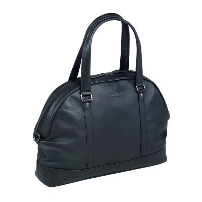 Laptop bag PIERRE Lady Mini Bowler 13,4`, leather black,1,2kg,34x43x13cm