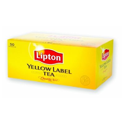 Black tea Lipton Yellow Label 2g * 50 pcs / pack (without envelope)
