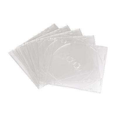 CD-karp õhuke ühele, läbipaistev Hama, pakk (25 CD-karpi pakis)