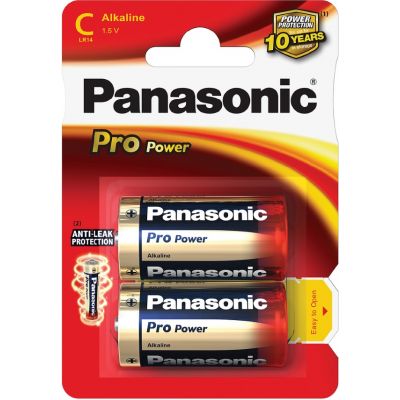 Patareid Panasonic Pro Power Gold C LR14, alkaline (leelis), 2 patareid