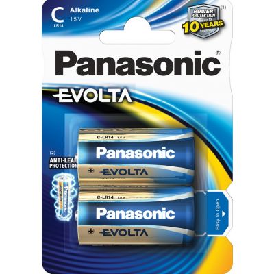 Patareid Panasonic EVOLTA C LR14EGE, 2 patareid