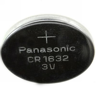 Patarei Panasonic CR1632 (1 patarei) 3V 140mAh 16x3,2mm
