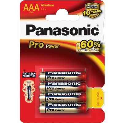 Batteries Panasonic Pro Power Gold AAA LR03PPG / 4B 4 batteries
