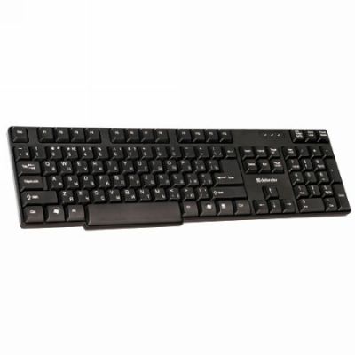 Keyboard Defender KS930BUER Slim black USB EST / RUS