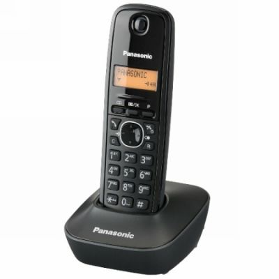 Telefon Panasonic KX-TG1611FXH tume - DECT, numbrinäit, EST menüü juhtmevaba