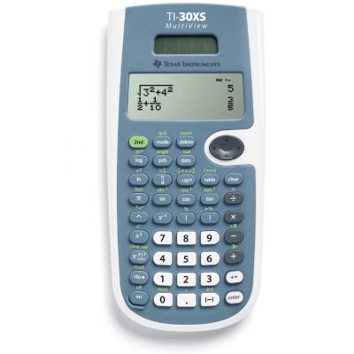 Koolikalkulaator TI-30XSolar MultiView (päikesepatarei + tavapatarei, mitmerealine ekraan)